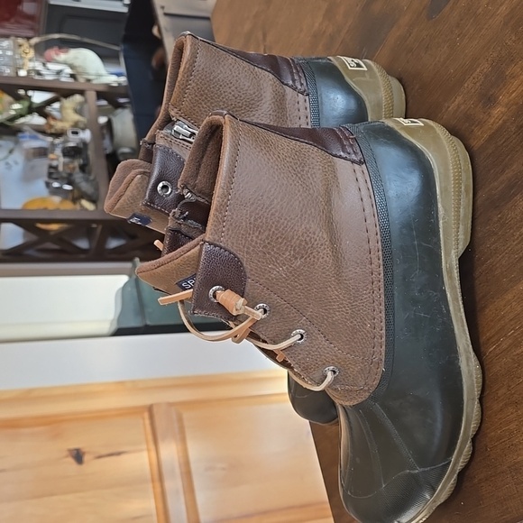 Sperry Syren Gulf Duck Boots Waterproof Winter Rain Womens Size 8.5 Zip Side - Picture 4 of 9